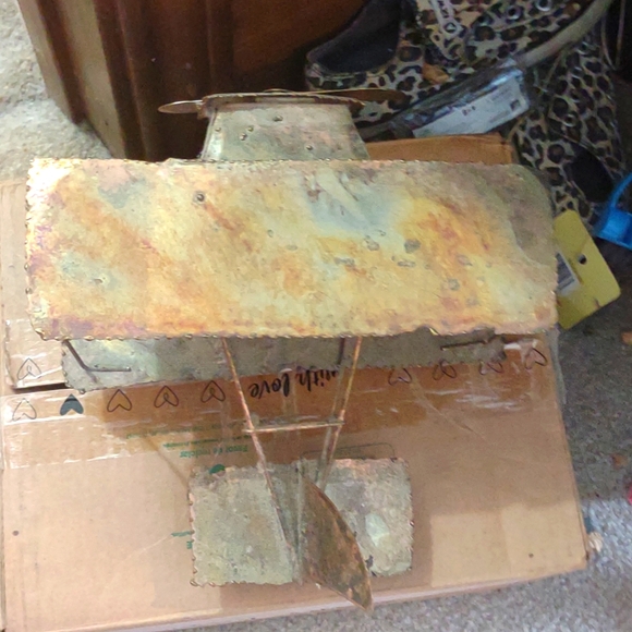 Vintage brass airplane musical - Picture 6 of 10